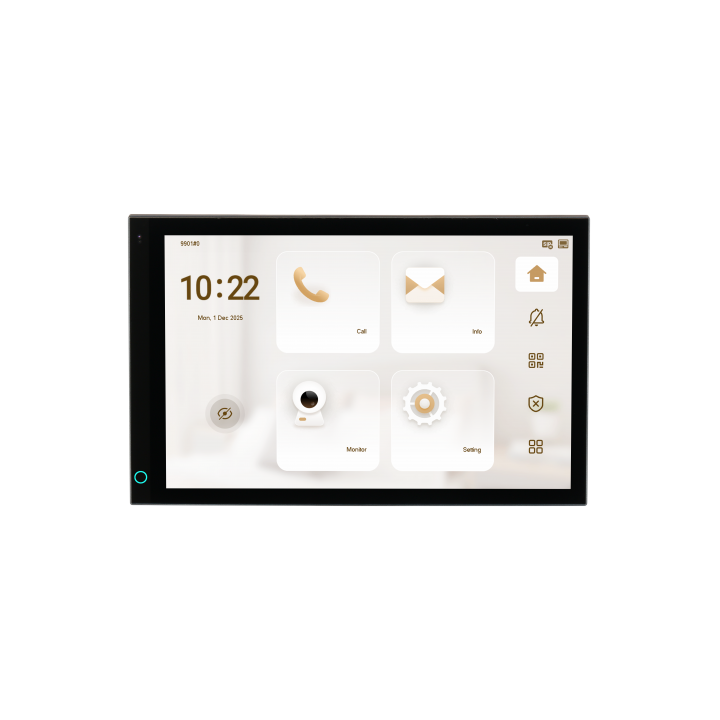 Гібридний IP/4-Wire відеодомофон Dahua DHI-VTH5744A-WP-F (10.1" Wi-Fi)