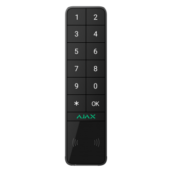 Бездротова вулична клавіатура Ajax KeyPad Outdoor чорна