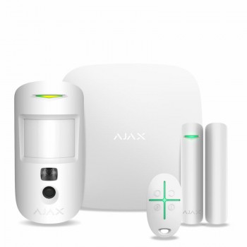 Комплект сигналізації Ajax StarterKit Cam білий