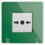 Бездротова програмована кнопка з механізмом скидання Ajax ManualCallPoint (Green) Jeweller