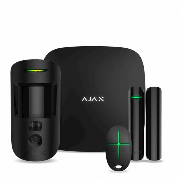 Комплект сигналізації Ajax StarterKit Cam Plus чорний